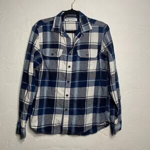 Old Navy Plaid Regular flannel Mens Small western cowboycore cowboy‎ normcore
